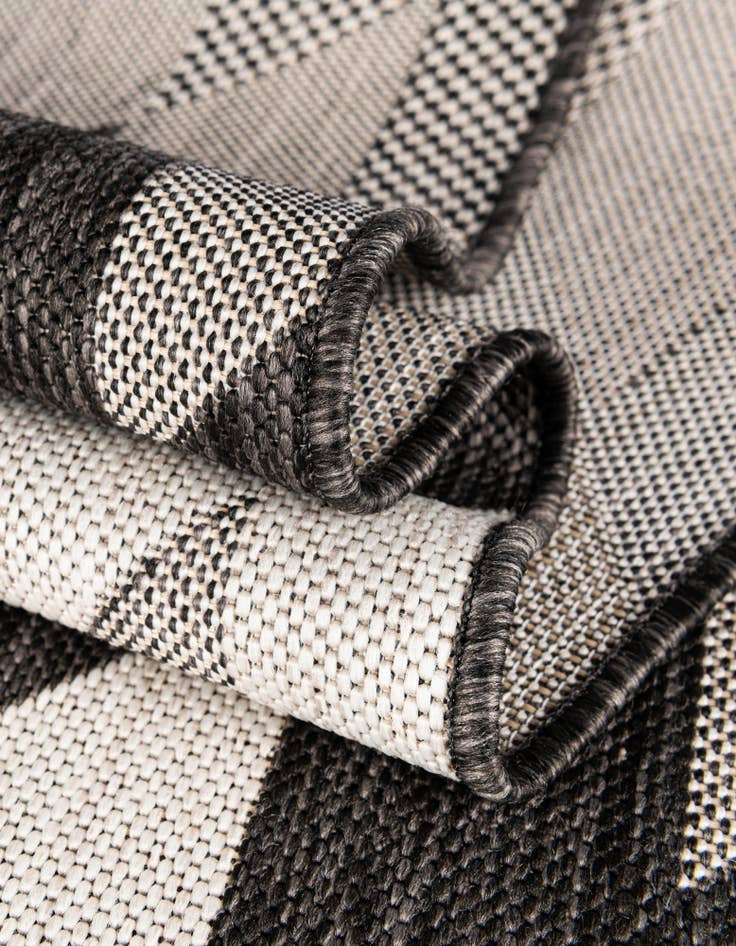 Detail image of  2' x 4'  Washable Modern Indoor / Outdoor Runner Rug