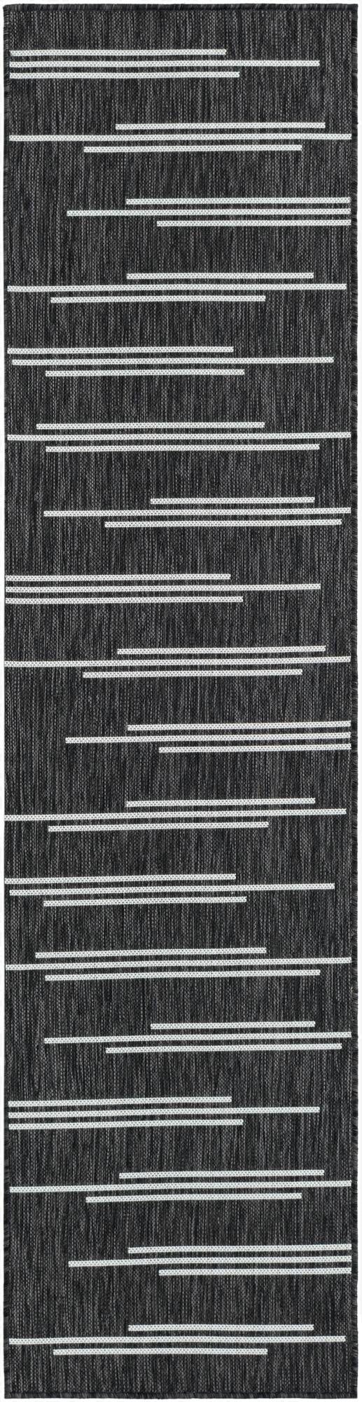  2' x 8'  Washable Modern Indoor / Outdoor Runner Rug