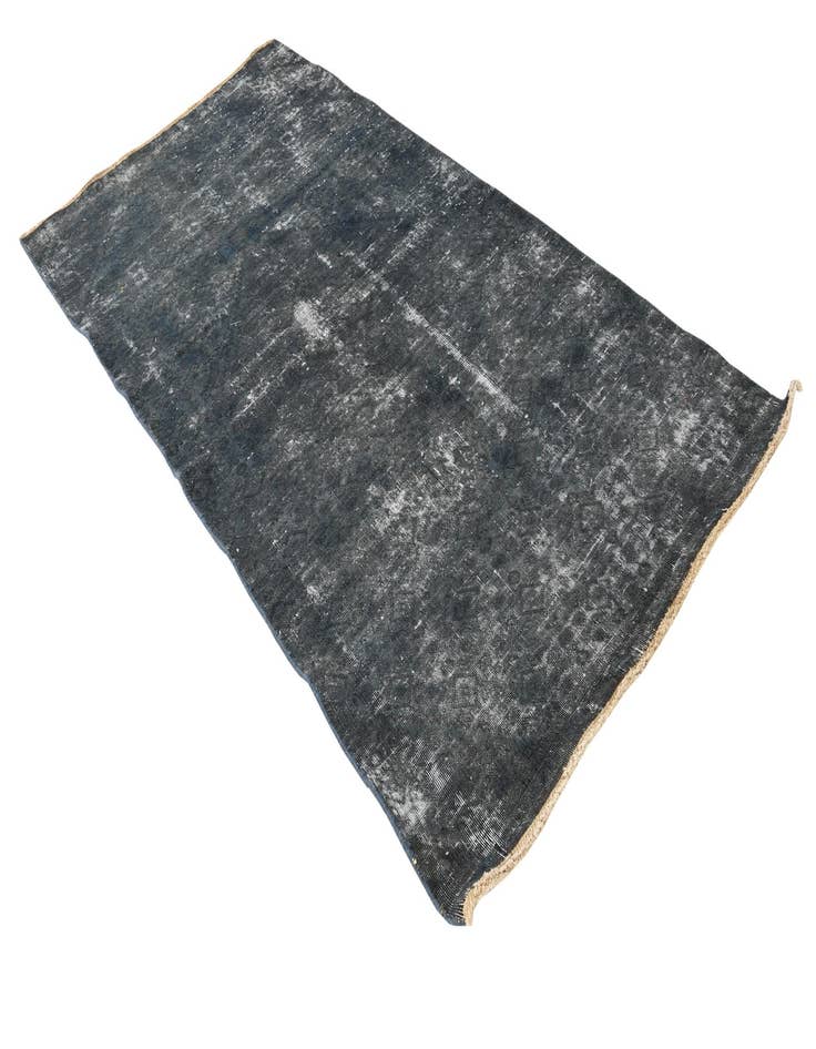 Detail image of  3' 9 x 7' 10  Hand Knotted Ultra Vintage Persian Wool Runner Rug