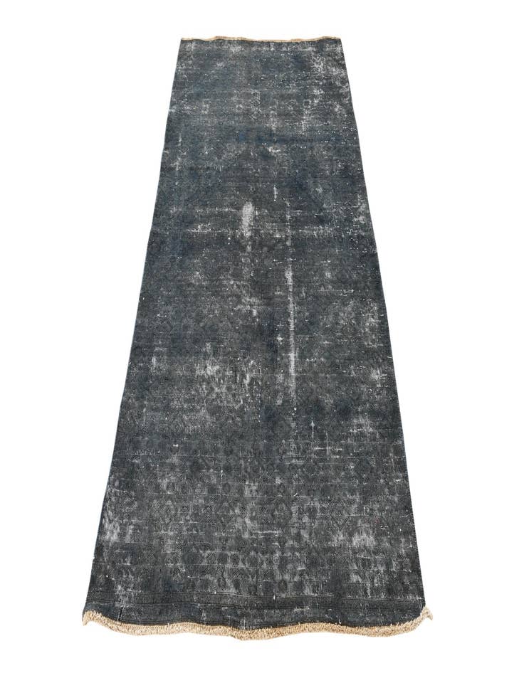 Detail image of  3' 9 x 7' 10  Hand Knotted Ultra Vintage Persian Wool Runner Rug