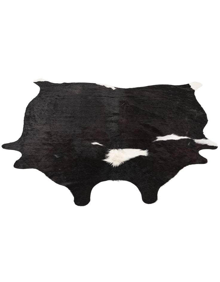 Detail image of  4' 10 x 4' 10 Cowhide Leather Square Rug