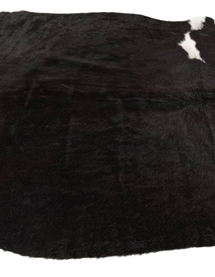 Detail image of  4' 10 x 4' 10 Cowhide Leather Square Rug