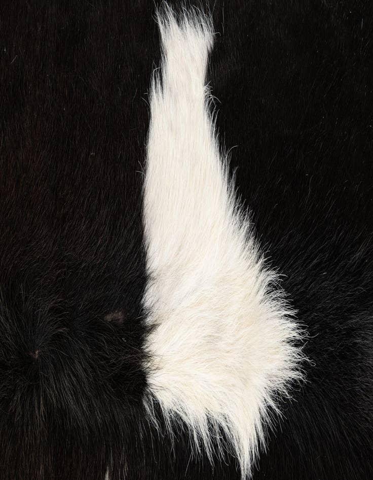Detail image of  4' 10 x 4' 10 Cowhide Leather Square Rug