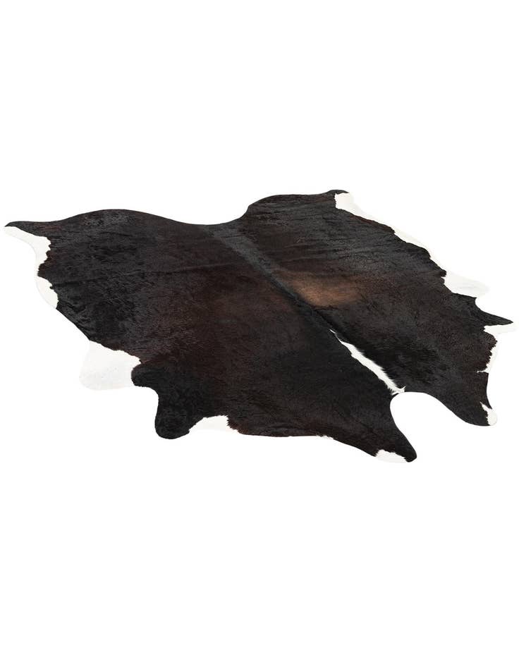 Detail image of  6' x 6' 2 Cowhide Leather Square Rug