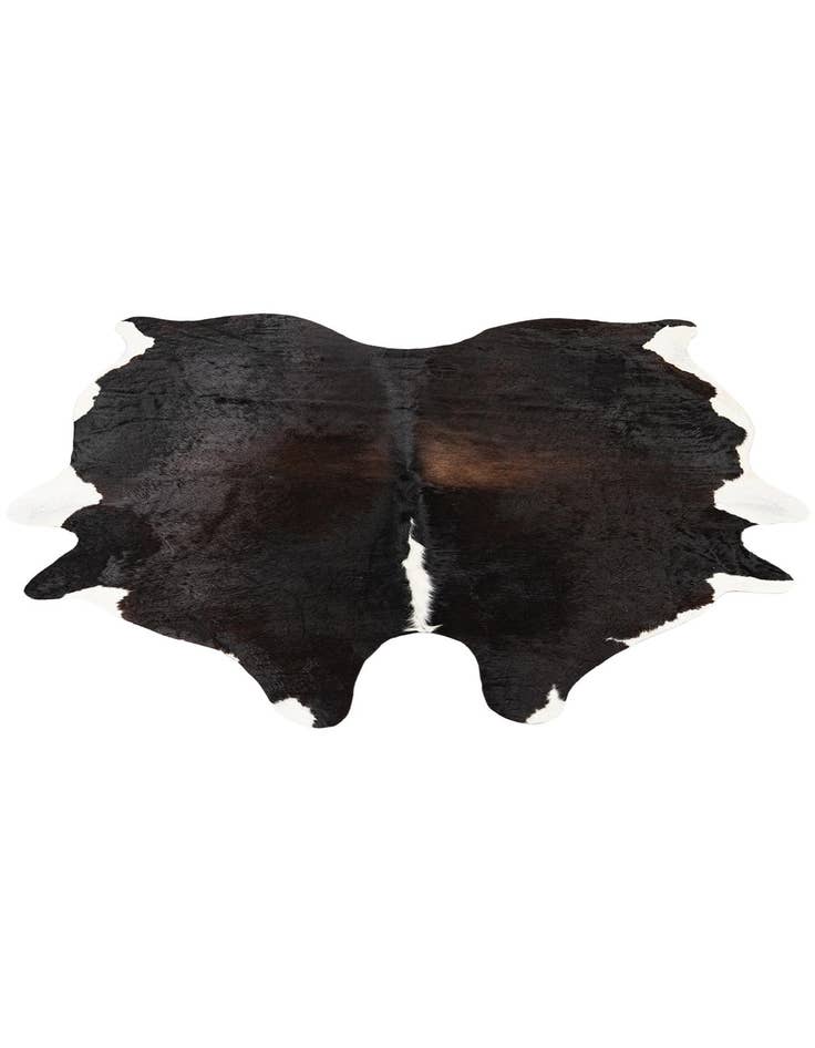 Detail image of  6' x 6' 2 Cowhide Leather Square Rug