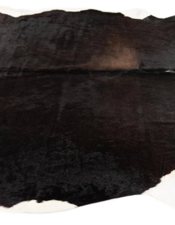 Detail image of  6' x 6' 2 Cowhide Leather Square Rug