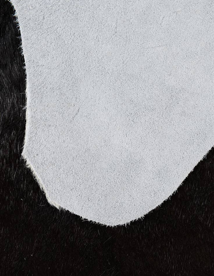 Detail image of  6' x 6' 2 Cowhide Leather Square Rug