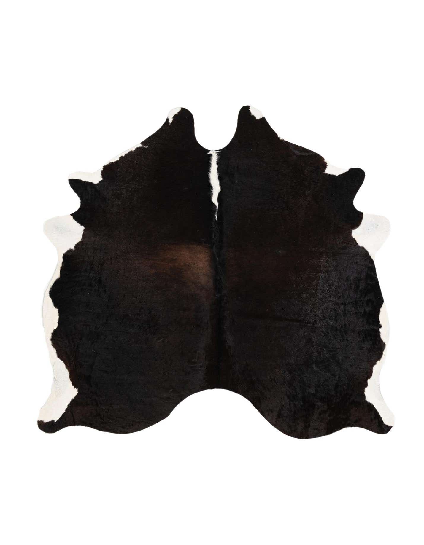 Primary image  6' x 6' 2 Cowhide Leather Square Rug