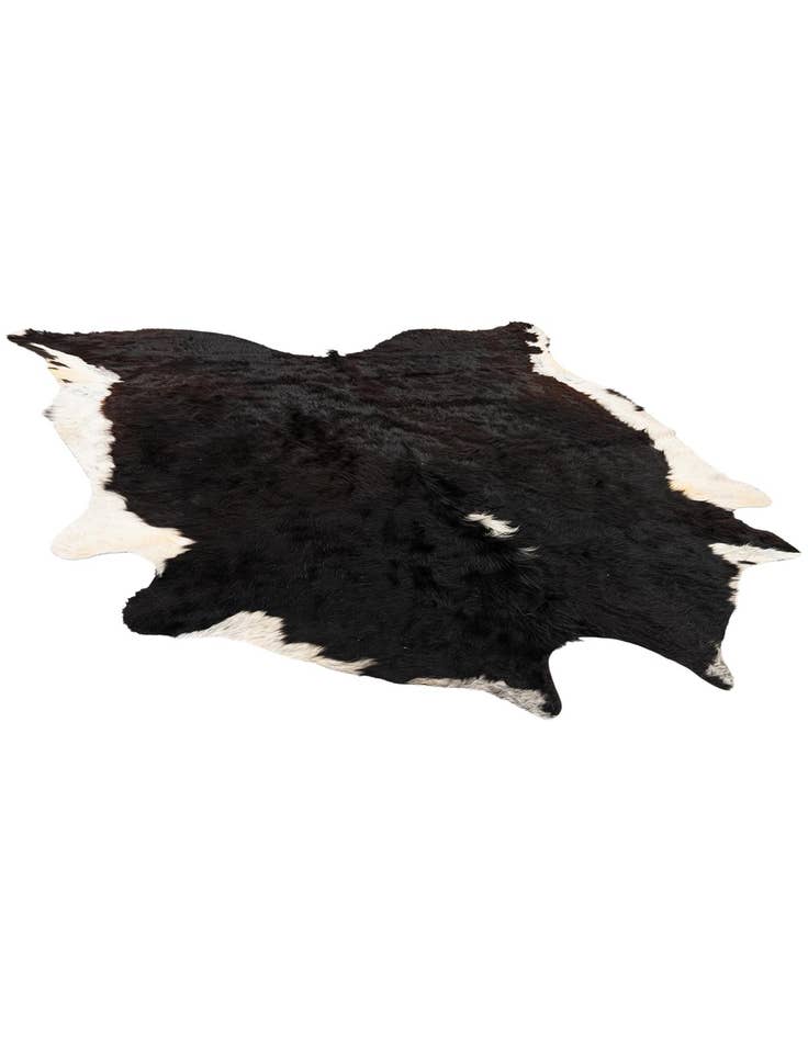 Detail image of  6' 10 x 7' Cowhide Leather Square Rug