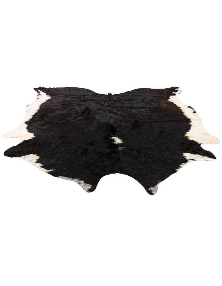 Detail image of  6' 10 x 7' Cowhide Leather Square Rug