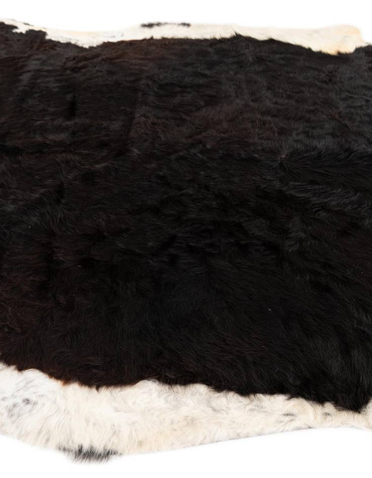 Detail image of  6' 10 x 7' Cowhide Leather Square Rug