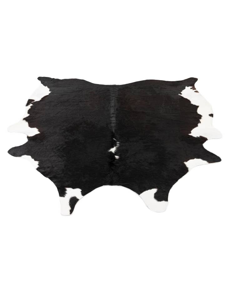 Detail image of  6' 5 x 6' 8 Cowhide Leather Square Rug