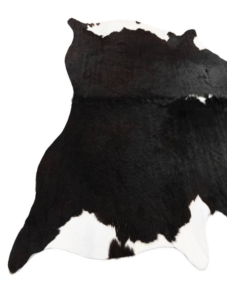 Detail image of  6' 5 x 6' 8 Cowhide Leather Square Rug