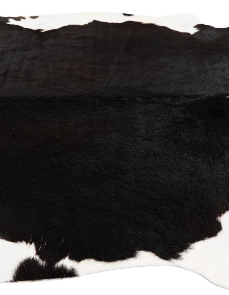 Detail image of  6' 5 x 6' 8 Cowhide Leather Square Rug