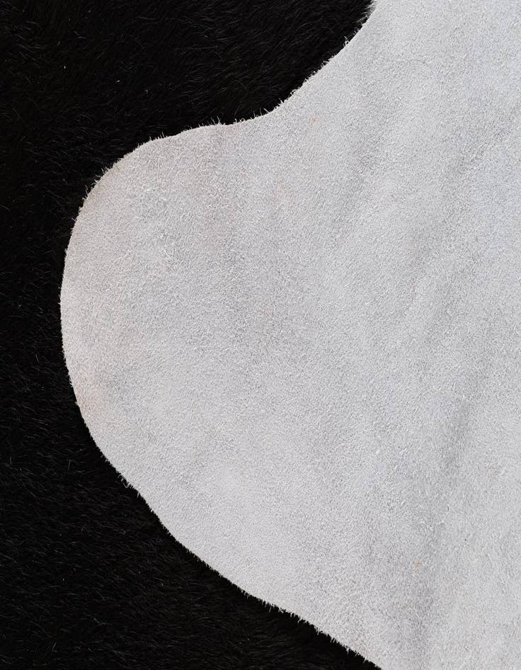 Detail image of  6' 5 x 6' 8 Cowhide Leather Square Rug