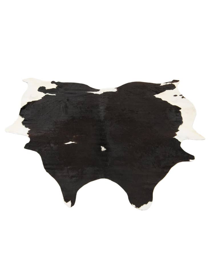 Detail image of  6' 5 x 6' 8 Cowhide Leather Square Rug
