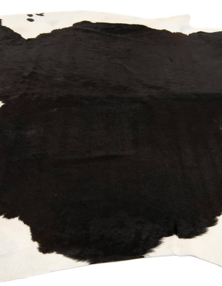 Detail image of  6' 5 x 6' 8 Cowhide Leather Square Rug