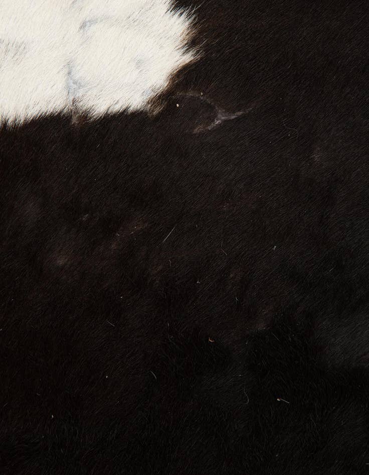 Detail image of  6' 5 x 6' 8 Cowhide Leather Square Rug