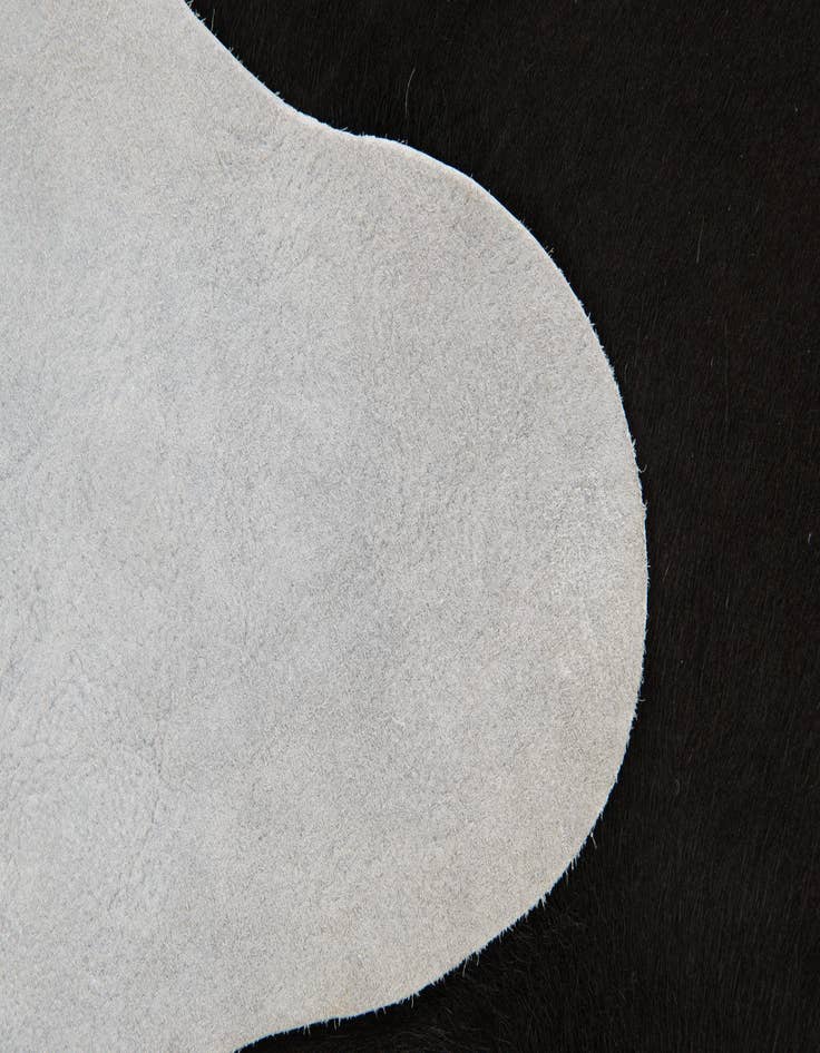 Detail image of  6' 5 x 6' 8 Cowhide Leather Square Rug