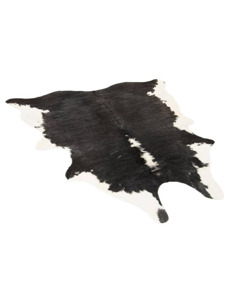 Detail image of  6' 1 x 6' 3 Cowhide Leather Square Rug