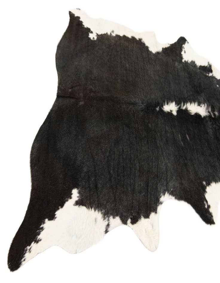 Detail image of  6' 1 x 6' 3 Cowhide Leather Square Rug