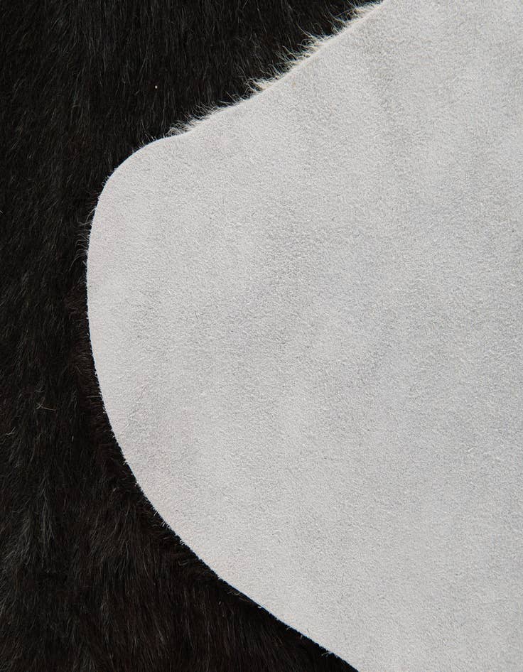 Detail image of  6' 1 x 6' 3 Cowhide Leather Square Rug