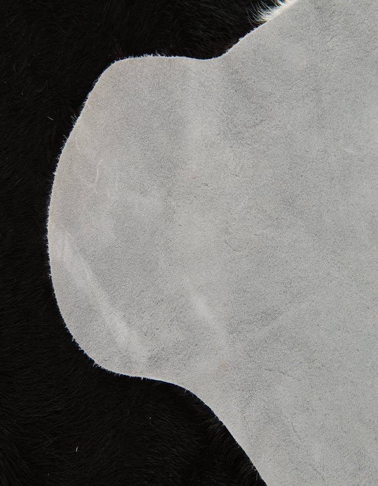 Detail image of  6' 4 x 6' 8 Cowhide Leather Square Rug