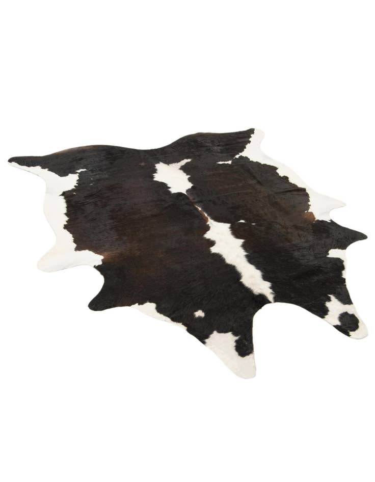 Detail image of  6' 1 x 6' 8 Cowhide Leather Square Rug