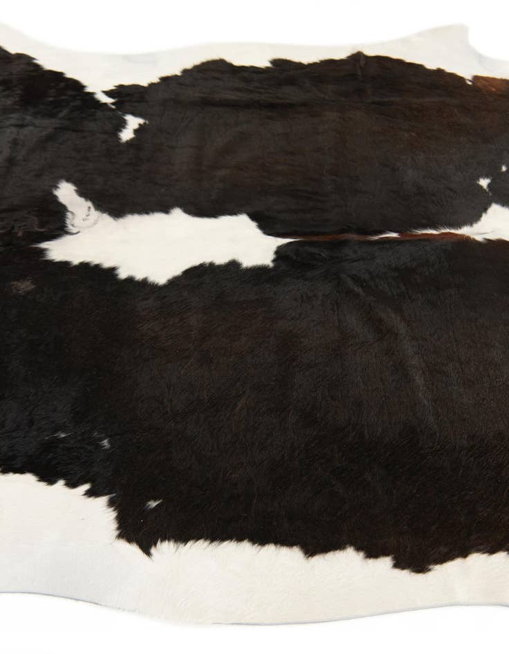 Detail image of  6' 1 x 6' 8 Cowhide Leather Square Rug