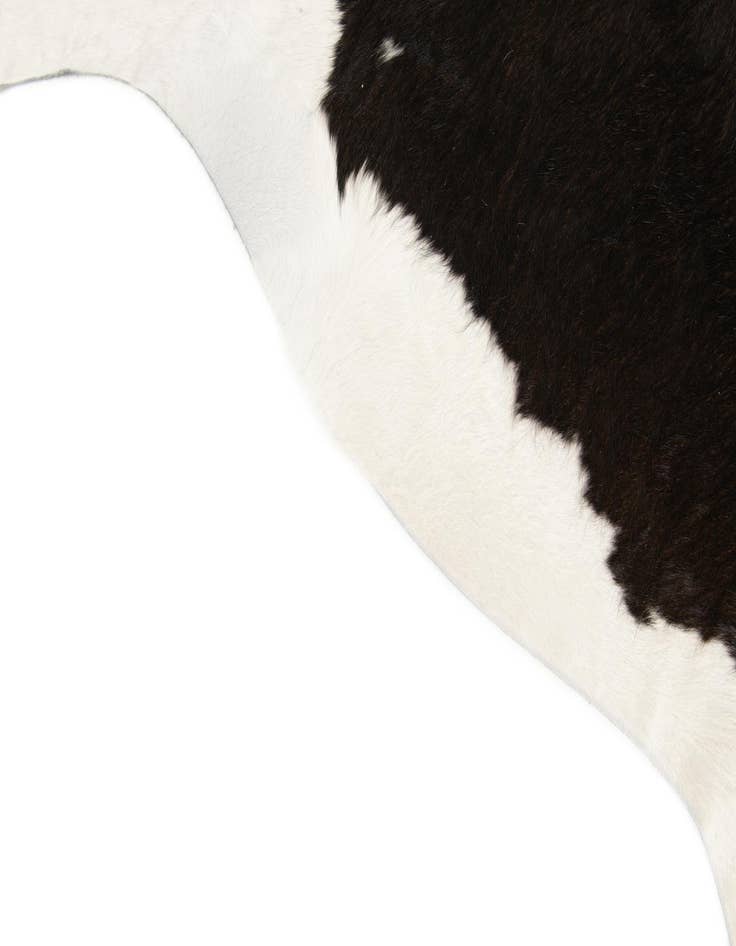 Detail image of  6' 1 x 6' 8 Cowhide Leather Square Rug