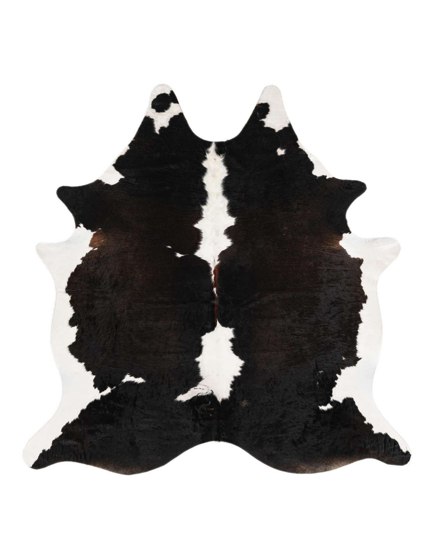 Primary image  6' 1 x 6' 8 Cowhide Leather Square Rug