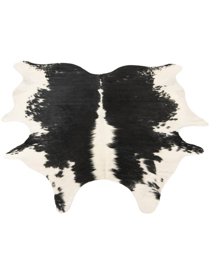 Detail image of  6' 2 x 6' 6 Cowhide Leather Square Rug