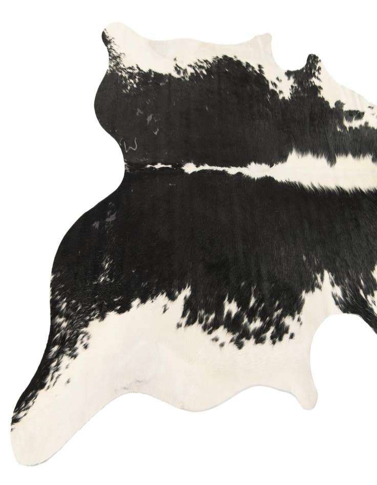 Detail image of  6' 2 x 6' 6 Cowhide Leather Square Rug