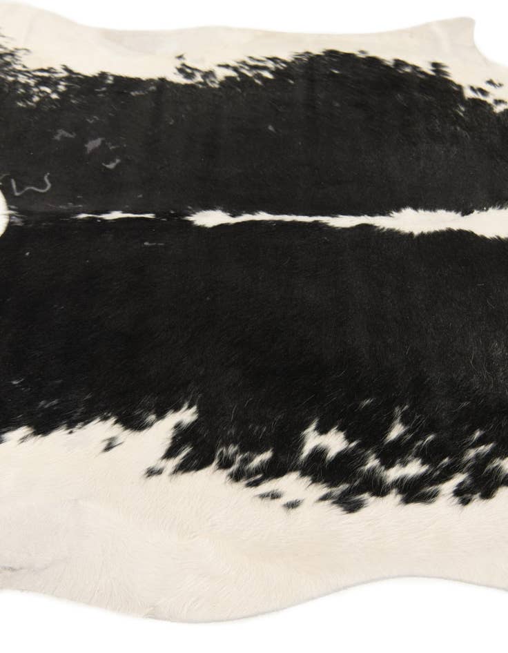 Detail image of  6' 2 x 6' 6 Cowhide Leather Square Rug