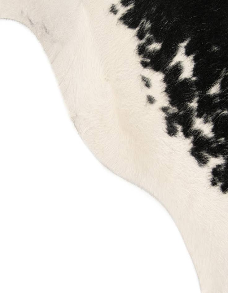 Detail image of  6' 2 x 6' 6 Cowhide Leather Square Rug