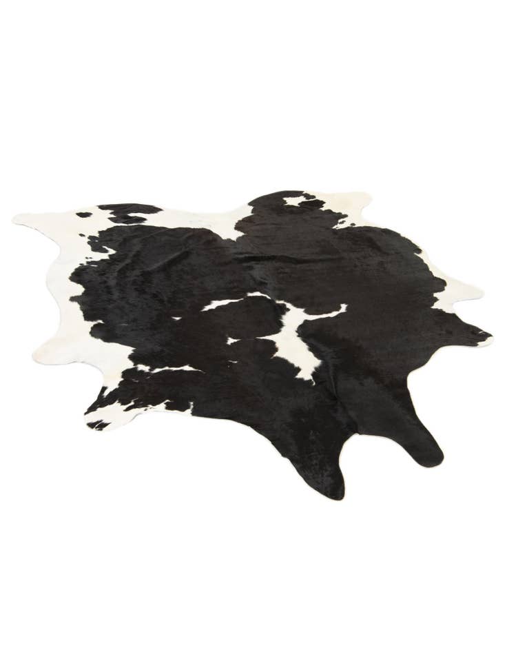 Detail image of  6' 2 x 6' 8 Cowhide Leather Square Rug