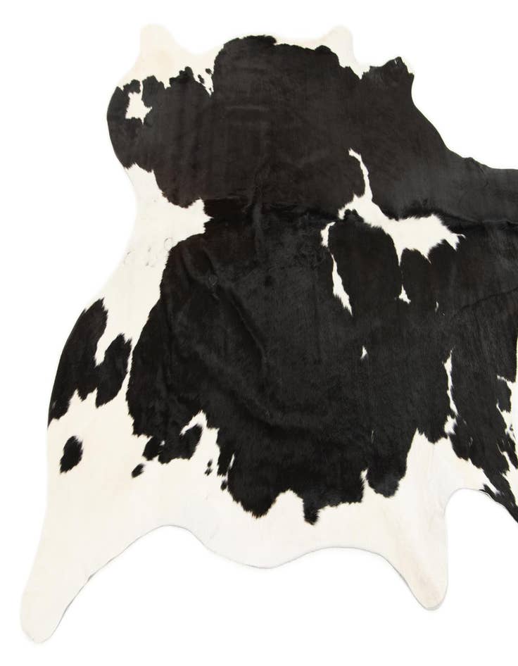 Detail image of  6' 2 x 6' 8 Cowhide Leather Square Rug
