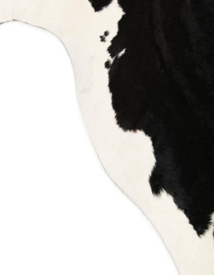 Detail image of  6' 2 x 6' 8 Cowhide Leather Square Rug