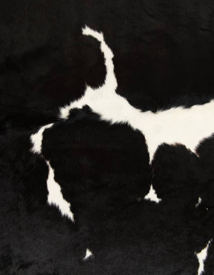 Detail image of  6' 2 x 6' 8 Cowhide Leather Square Rug