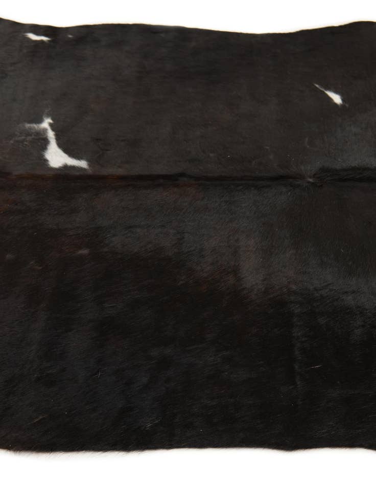 Detail image of  4' 8 x 5' 1 Cowhide Leather Square Rug