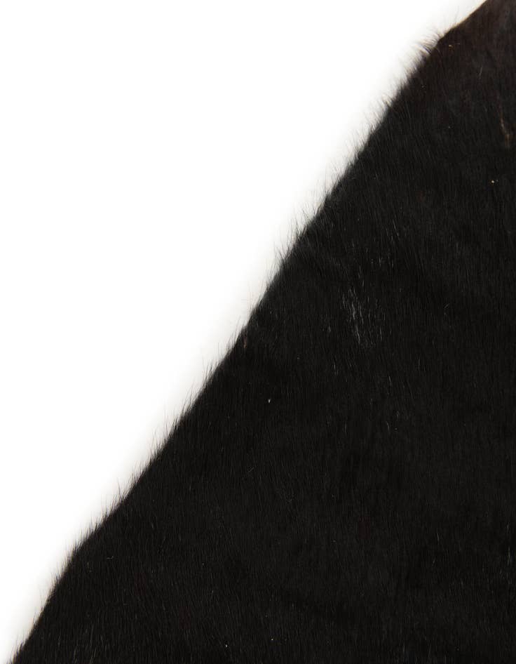 Detail image of  4' 8 x 5' 1 Cowhide Leather Square Rug