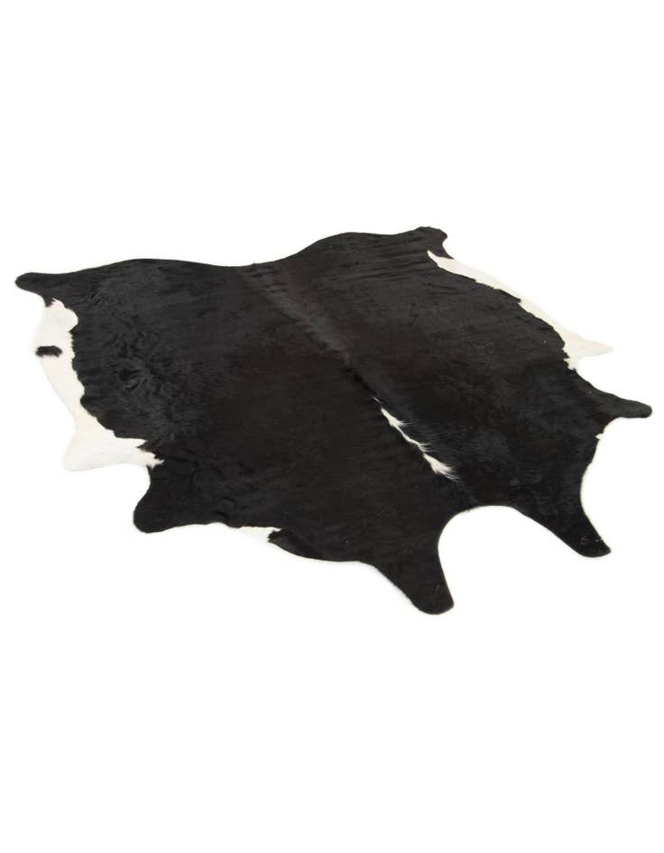 Detail image of  6' 8 x 7' Cowhide Leather Square Rug