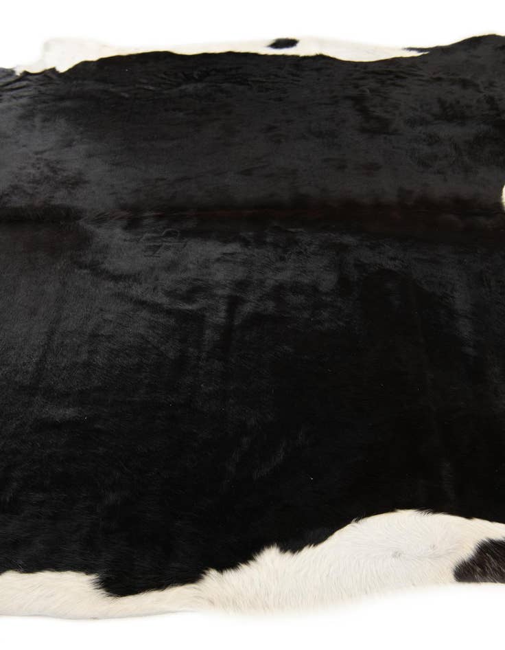 Detail image of  6' 8 x 7' Cowhide Leather Square Rug