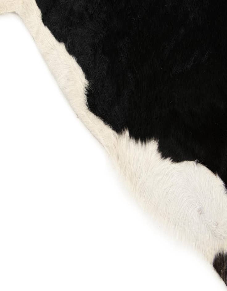 Detail image of  6' 8 x 7' Cowhide Leather Square Rug