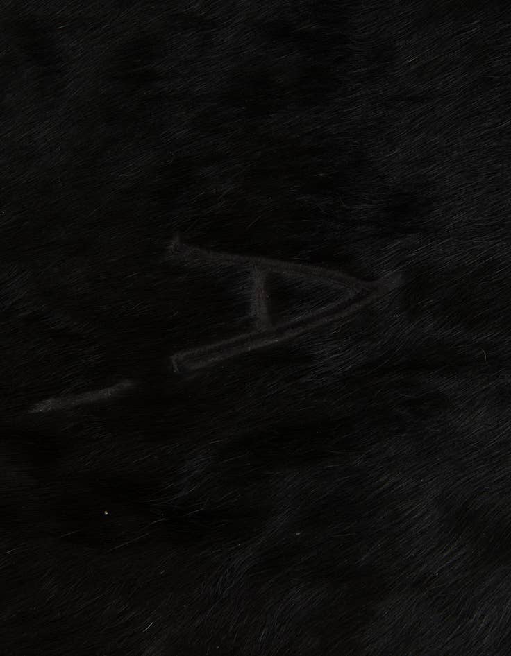 Detail image of  6' 8 x 7' Cowhide Leather Square Rug