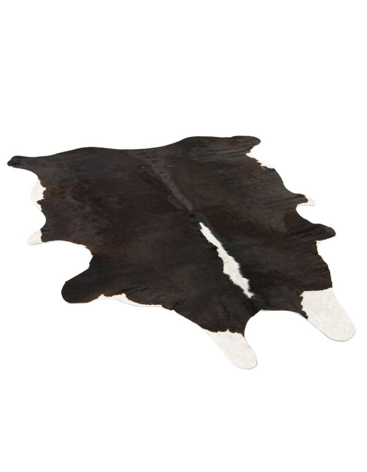 Detail image of  5' 10 x 6' 6 Cowhide Leather Square Rug