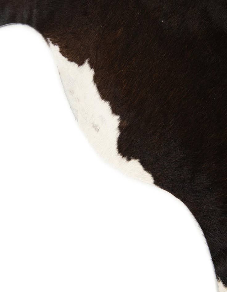 Detail image of  5' 10 x 6' 6 Cowhide Leather Square Rug
