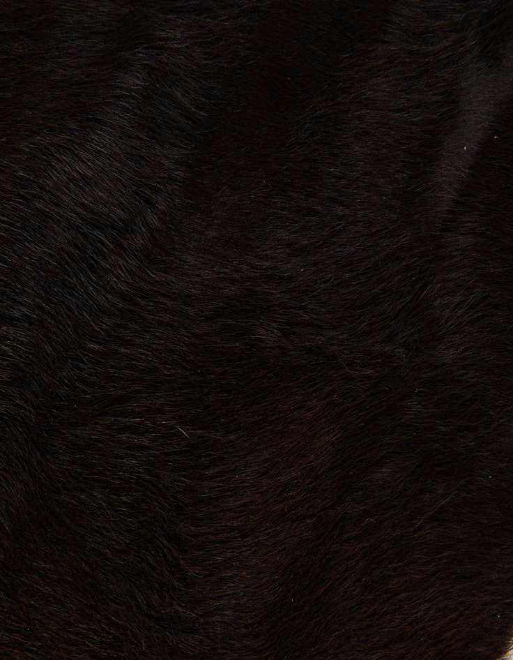 Detail image of  6' x 6' 2 Cowhide Leather Square Rug