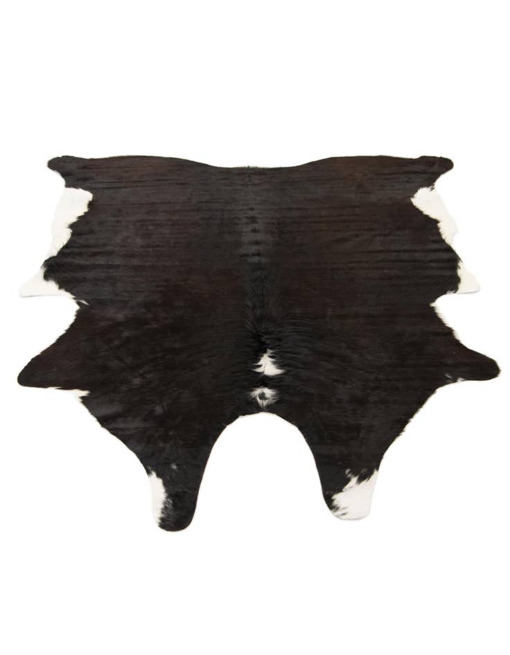 Detail image of  6' x 6' 2 Cowhide Leather Square Rug