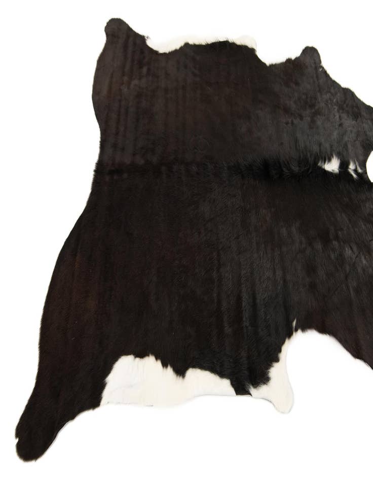 Detail image of  6' x 6' 2 Cowhide Leather Square Rug